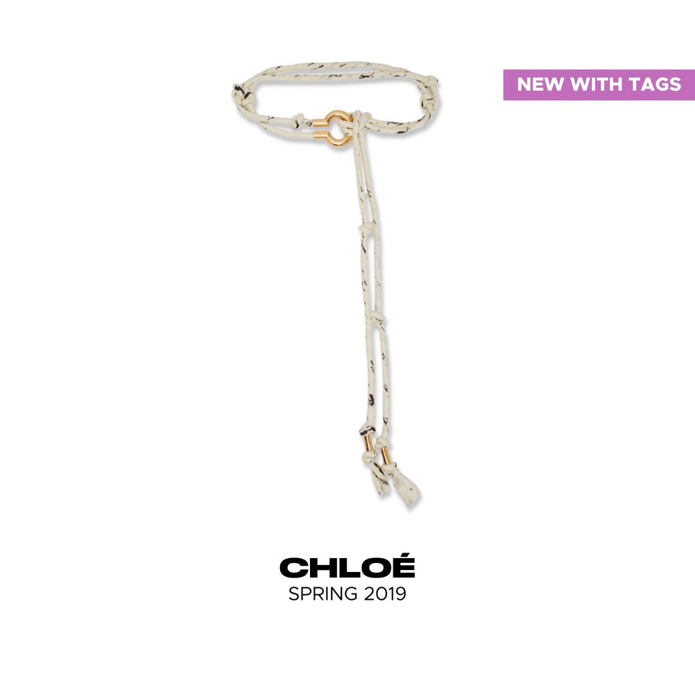 🤑 SOLD 🤑 NEW Chloé SS19 Braided Rope Waist Belt